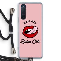 Badass Babes Club: Sony Xperia 5 II Transparant Hoesje met koord