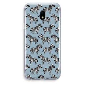 Zebra: Samsung Galaxy J3 (2017) Transparant Hoesje