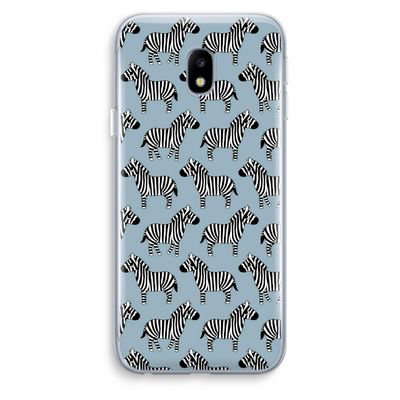 Zebra: Samsung Galaxy J3 (2017) Transparant Hoesje