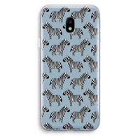 Zebra: Samsung Galaxy J3 (2017) Transparant Hoesje