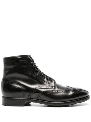 Officine Creative bottines Prince à perforations - Noir