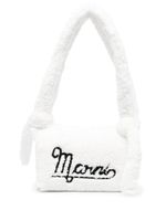 Marni petit sac porté épaule Prisma en éponge - Blanc