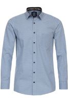 Redmond Casual Regular Fit Overhemd grijs, Motief - thumbnail