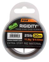 Fox Rigidity Chod Filament Trans Khaki 25 lb/0.53mm 30m - thumbnail