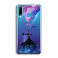 Stars quote: Huawei P30 Lite Transparant Hoesje