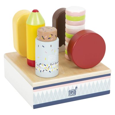 Small Foot houten ijsjes fresh met standaard, 7dlg.