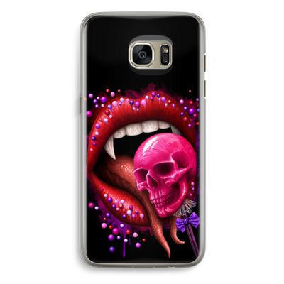 Dodelijk zoet: Samsung Galaxy S7 Edge Transparant Hoesje