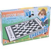 Free And Easy Damspel Junior 80 X 65 Cm Vilt Zwart/wit - thumbnail