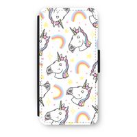 Rainbow Unicorn: iPhone SE 2020 Flip Hoesje