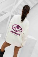 Equalité Arid Longsleeve T-Shirt Dames Gebroken Wit/Paars - Maat XS - Kleur: Gebroken WitPaars | Soccerfanshop