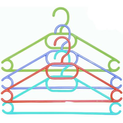 Kledinghangers - 8x?- meerkleurig - kunststof - 34 cm