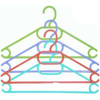 Kledinghangers - 8x?- meerkleurig - kunststof - 34 cm