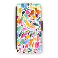 Watercolor Brushstrokes: iPhone 7 Plus Flip Hoesje