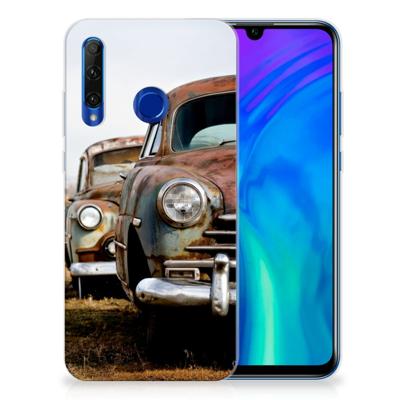 Honor 20 Lite | Siliconen hoesje | met foto Vintage Auto