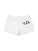 DSQUARED2 KIDS short en coton à motif Icon - Blanc