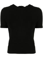 Cecilie Bahnsen t-shirt à volants - BLACK