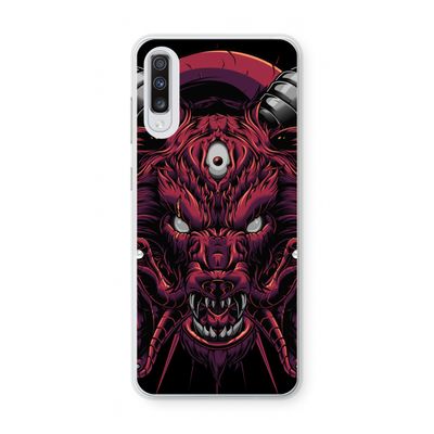 Hell Hound and Serpents: Samsung Galaxy A70 Transparant Hoesje