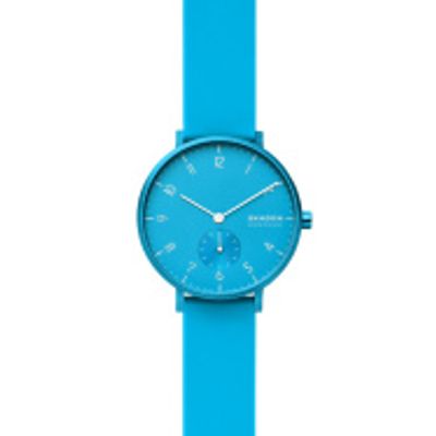 Horlogeband Skagen SKW2818 Silicoon Blauw 16mm