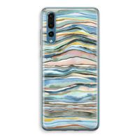 Watercolor Agate: Huawei P20 Pro Transparant Hoesje