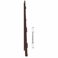 Keralit Eindkap links Bruin eiken (2874) (Potdeksel 177)