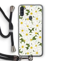 Summer Daisies: Samsung Galaxy A11 Transparant Hoesje met koord