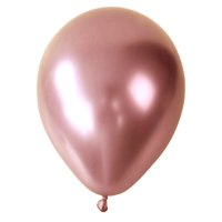 Mini Rosé Chroom Ballonnen (20 stuks / 12 CM) Mini Rosé Chroom Ballonnen (20 stuks / 12 CM)