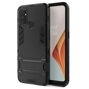 Armor Series OnePlus Nord N100 Hybrid Case met Standaard - Zwart