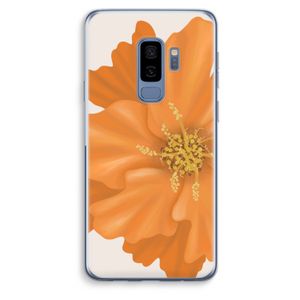 Orange Ellila flower: Samsung Galaxy S9 Plus Transparant Hoesje