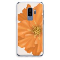 Orange Ellila flower: Samsung Galaxy S9 Plus Transparant Hoesje