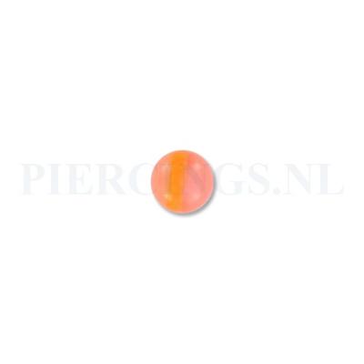 Balletje 1.6 mm acryl oranje band