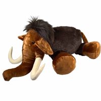 Bruine pluche mammoet knuffel 100 cm