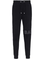 Balmain pantalon de jogging à lien de resserrage - Noir