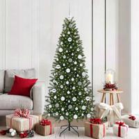 Kunstkerstboom met 300 LED met standaard Groen 180 cm PE en PVC