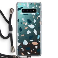 Terrazzo N°13: Samsung Galaxy S10 Plus Transparant Hoesje met koord