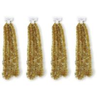Inge Christmas Goods Kerstslinger - 4x - guirlande - goud - 270 cm