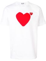 Comme Des Garçons Play t-shirt à logo imprimé - Blanc - thumbnail