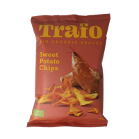 Trafo Chips zoete aardappel bio 80 Gram