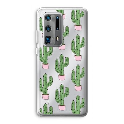 Cactus Lover: Huawei P40 Pro Plus Transparant Hoesje