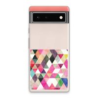 Gekleurde driehoekjes: Google Pixel 6 Transparant Hoesje