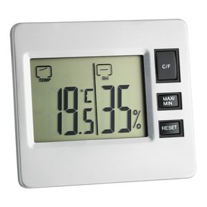 TFA-Dostmann 30.5028 insteekthermometer Elektronische omgevingsthermometer Binnen Zilver