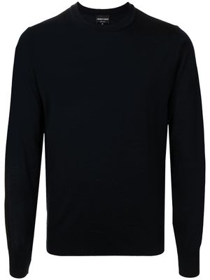 Emporio Armani pull à col v - Bleu