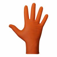 Handschoenen van nitril JUBA Agility Grip Oranje Nitril Stofvrij 50 Stuks - Maat: 11
