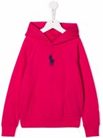 POLO RALPH LAUREN KIDS hoodie à motif Polo Pony - Rose