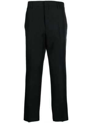 Prada pantalon de costume à taille mi-haute - Noir