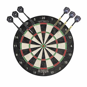 Bulls Classic dartbord set met 2 sets dartpijlen 22 grams   -