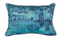 Beddinghouse Beddinghouse x Van Gogh Museum Champ de Blé Sierkussen Blauw 40x60 cm