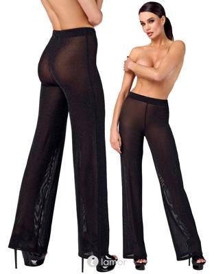 * NOIR handmade Onyx Sheer Palazzo broek, F374