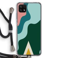 Noor B: Samsung Galaxy A22 5G Transparant Hoesje met koord