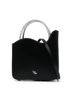 Le Silla micro sac Ivy à fini satiné - Noir