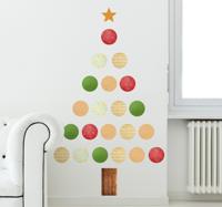 Kerstboom Muurstickers Kerstboom Muurstickers